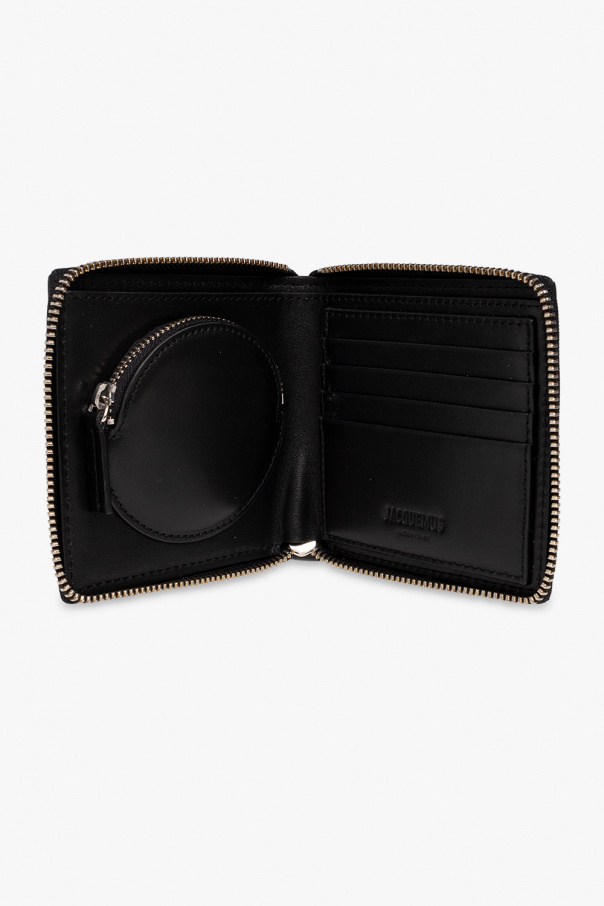 Le Carre Rond' leather wallet Jacquemus